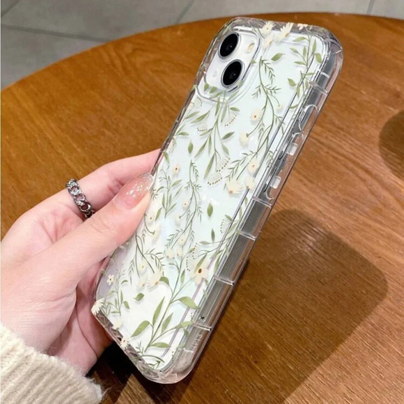 ⚠️Clearance iPhone 15/Pro/Pro Max Clear Leaves Phone Case - Picture 3 of 5